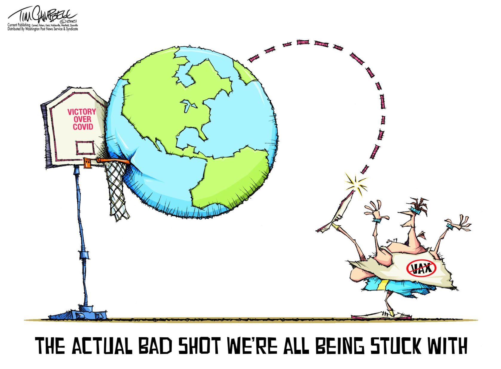 Tim Campbell cartoon